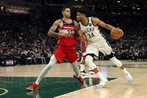 milwaukee bucks vs washington wizards